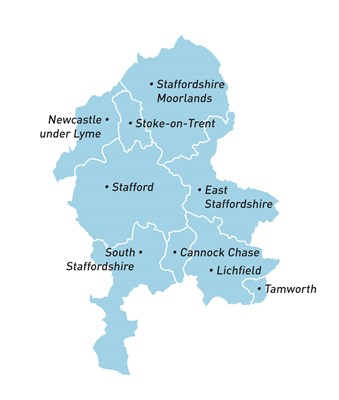 map - Together Active Staffordshire & Stoke-on-Trent