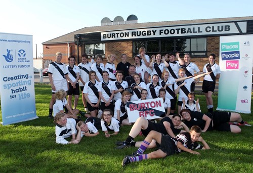 Burton Girls Rugby Project Together Active Staffordshire Stoke