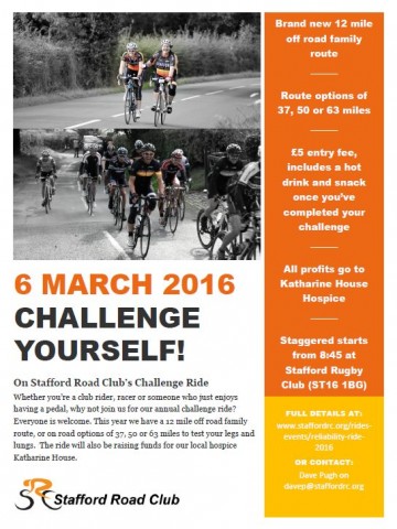 SRC Challenge Ride 6 March 2016