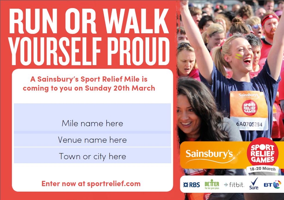 The Sainsbury's Sport Relief Miles in Staffordshire Together Active