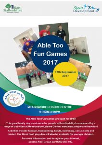 Able Too Fun Games Poster 2017