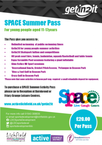 Space summer pass