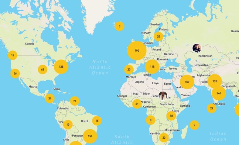 One run global map