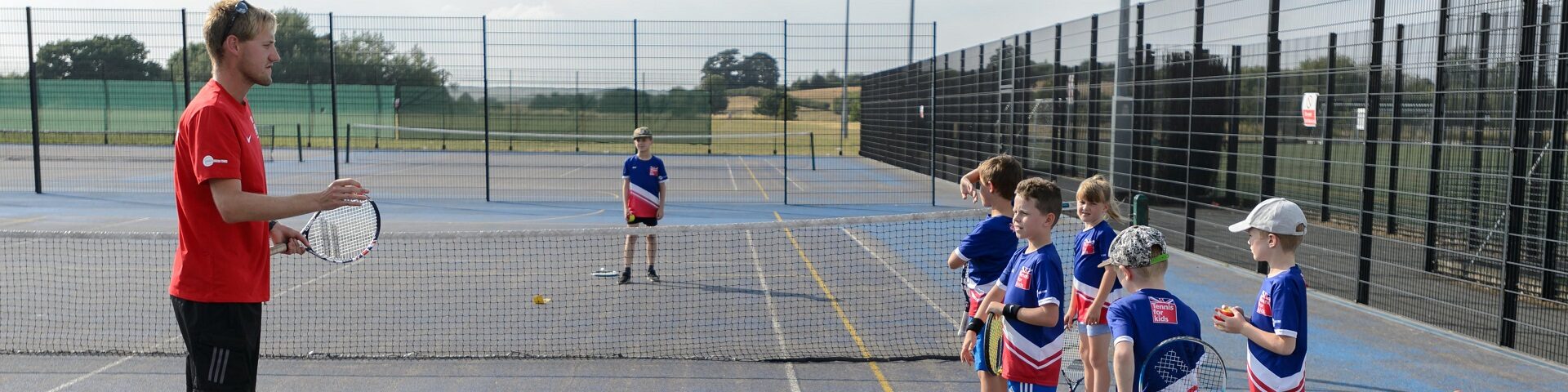 Coaching tennis (image by Sport England)