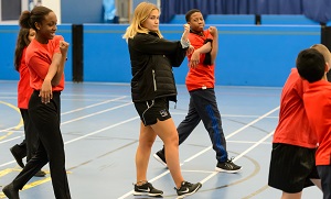 Coaching young people indoors