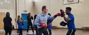 Jack Brereton MP tries his hand at boxing