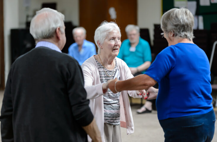 Elderly people exercising (image by Sport England)