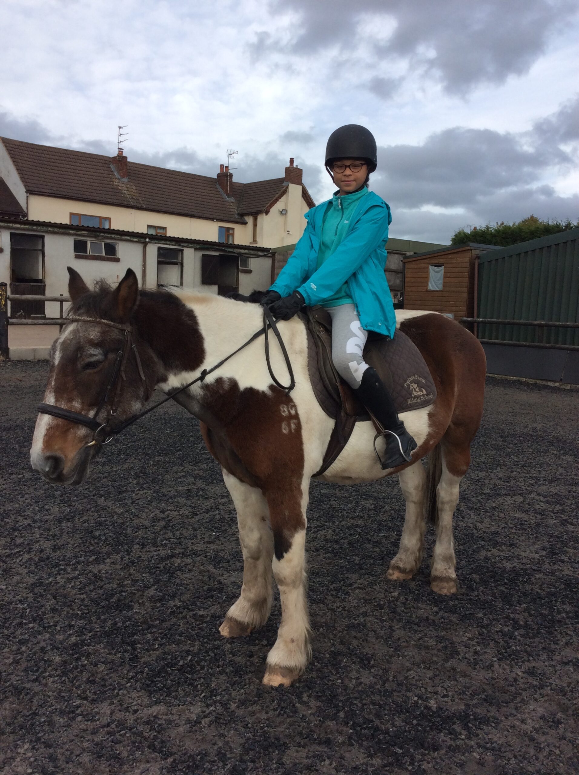 Students at Poplar's Riding School.