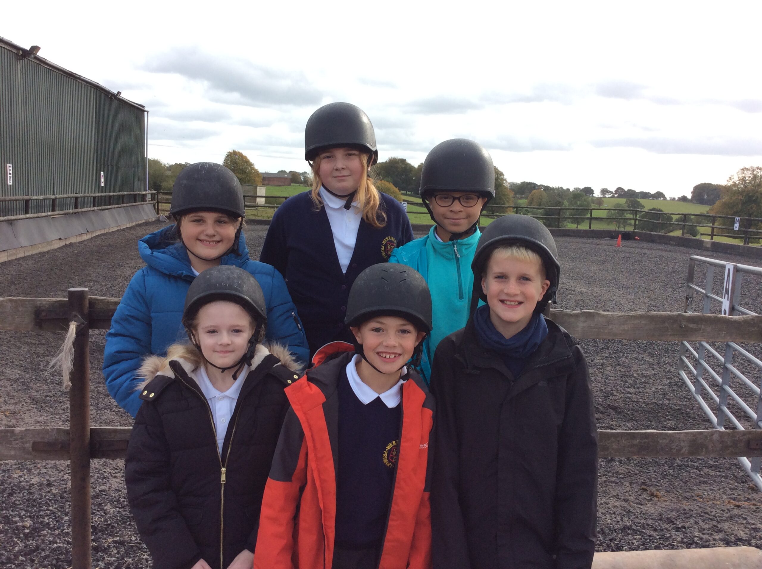 Students at Poplar's Riding School.