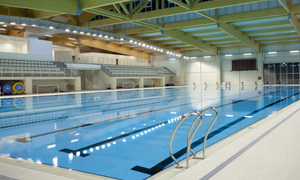 swimming pool in leisure centre